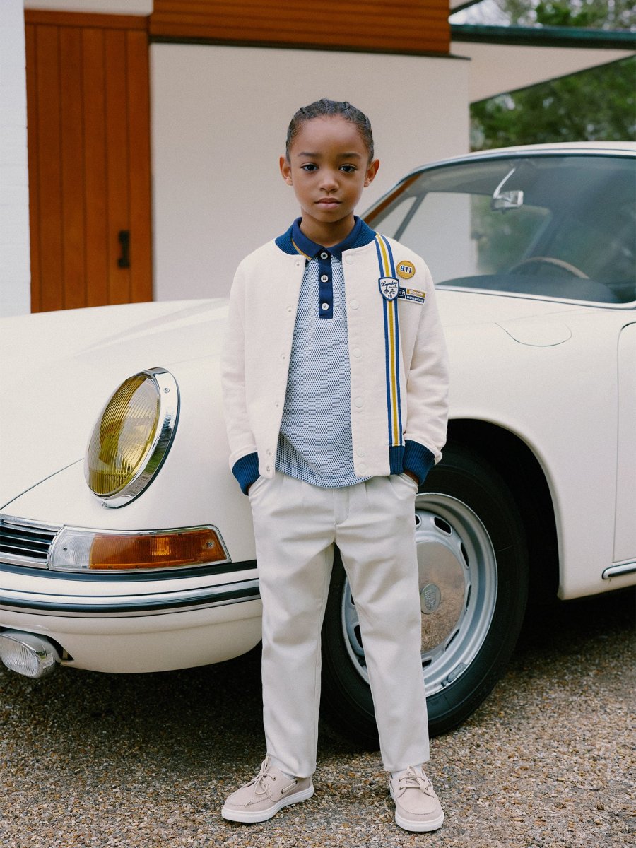 Bonpoint x Porsche Veste Christopher en coton biologique – Image 6