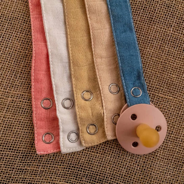 Attache-tétine pour bébé en coton bio | 5 coloris – Image 4