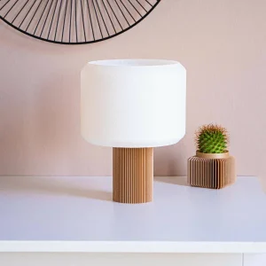 Lampe en bois recyclé I Lueur 3 coloris