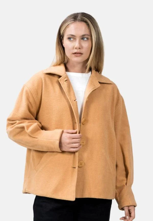 Manteau cocoon camel - Malmö MMX