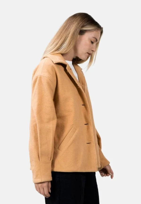 Manteau cocoon camel - Malmö MMX – Image 3