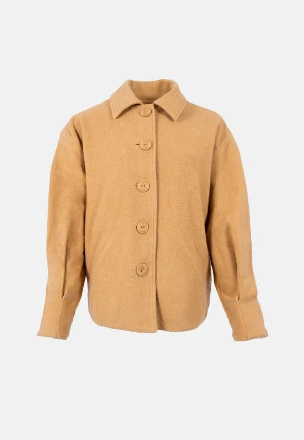 Manteau cocoon camel - Malmö MMX – Image 7
