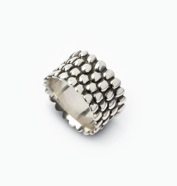 Bague épaisse en argent - Mantra – Image 5