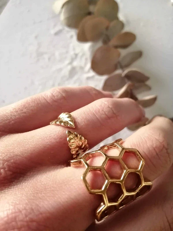 Bague or - Hêtre – Image 7