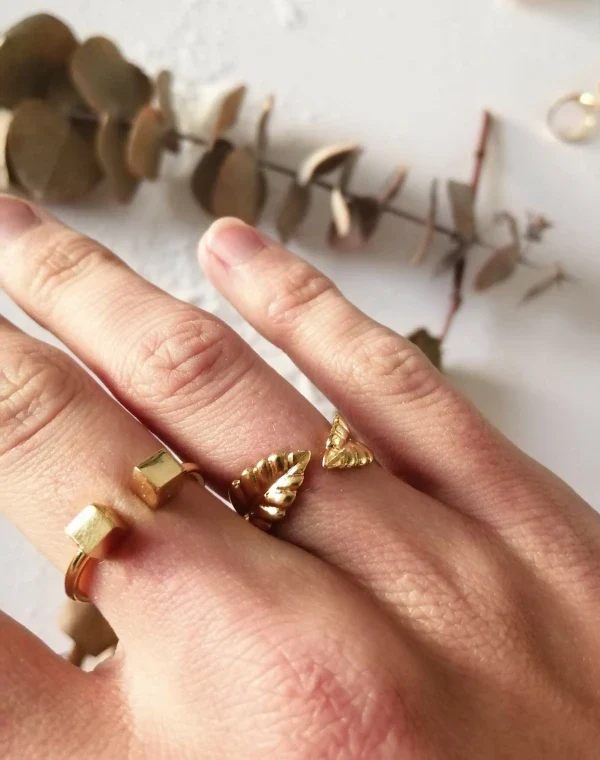 Bague or - Hêtre – Image 9