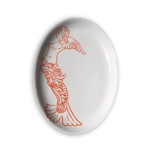 Assiette ovale en céramique - Mermaid
