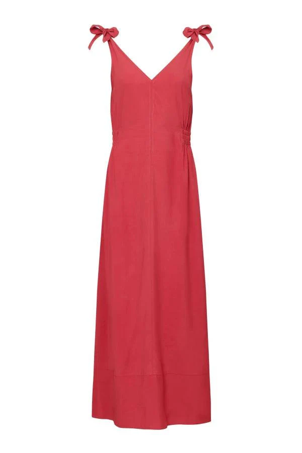 Robe rayonne rose vegan - Marnie – Image 4