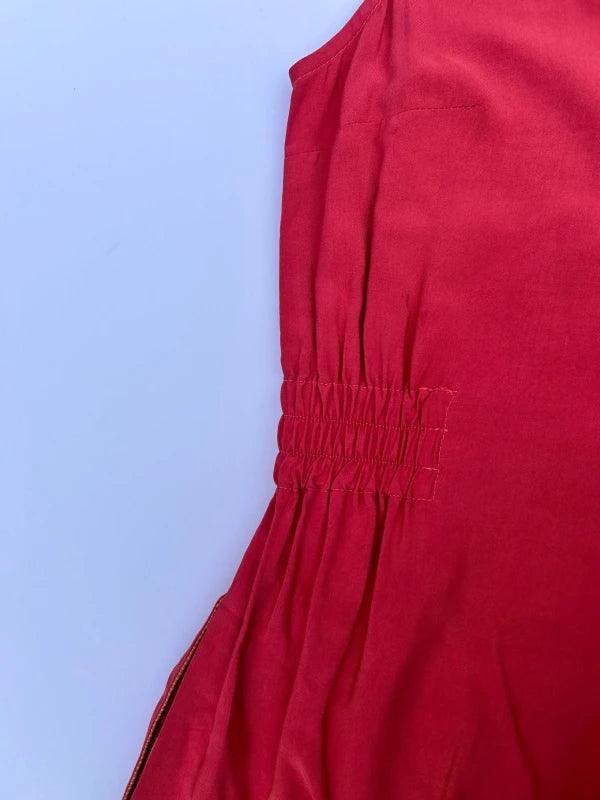 Robe rayonne rose vegan - Marnie – Image 7