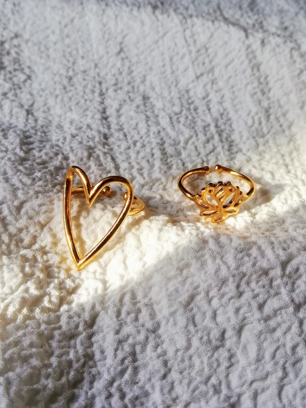 Bague fine cœur - S'aimer – Image 3