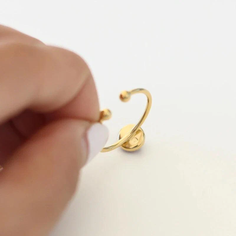 Bague petite ajustable en quartz rose – Image 7