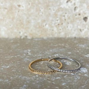 Bague dorée ou argentée - Paloma