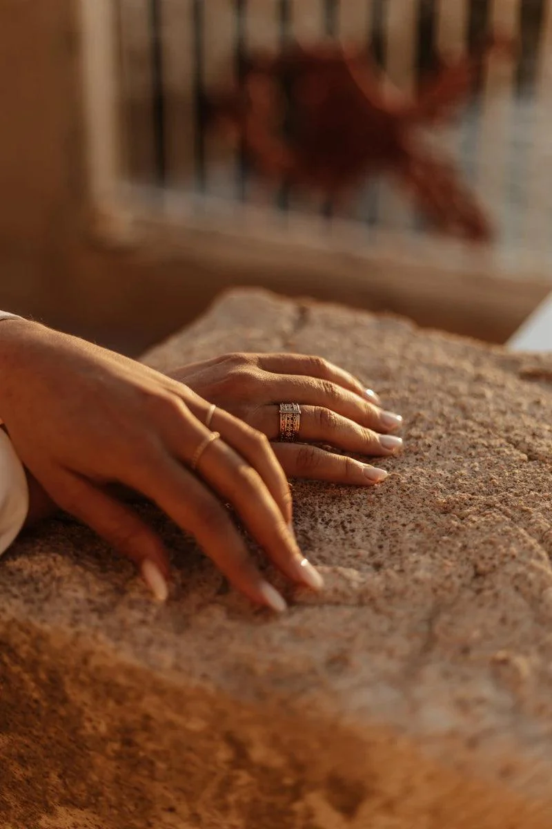 Bague semainier doré - Flowers – Image 4