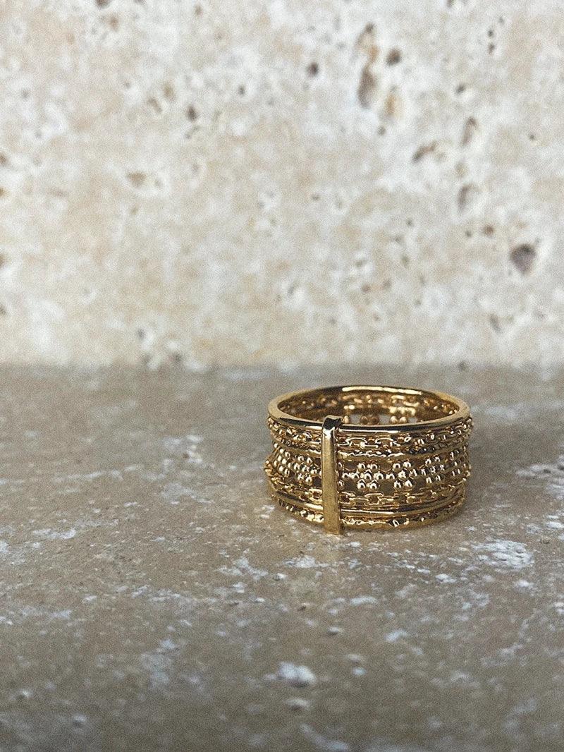 Bague semainier doré - Flowers – Image 5