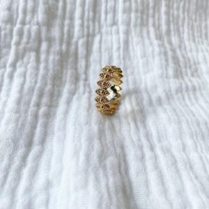 Bague dorée - Spike