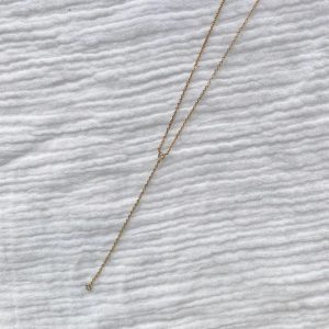 Collier cravate doré - Drop