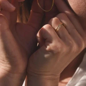 Bague dorée minimaliste - Ola
