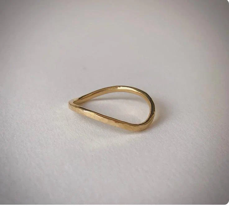 Bague dorée minimaliste - Ola – Image 5