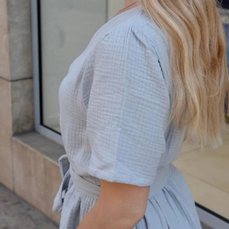 Robe longue en coton bio - Plusieurs coloris – Image 3