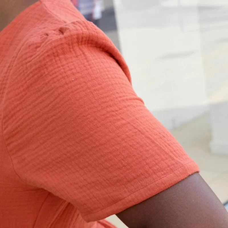 Robe longue en coton bio - Plusieurs coloris – Image 9