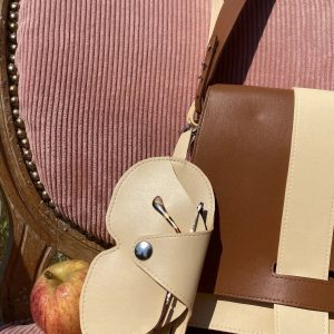 Etui à lunettes vegan en cuir de pomme