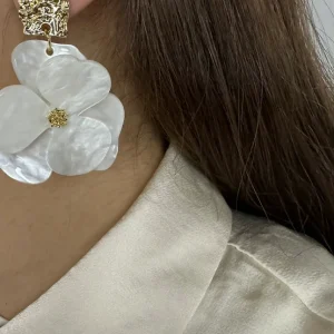 Boucles d'oreilles à grandes fleurs - Millie