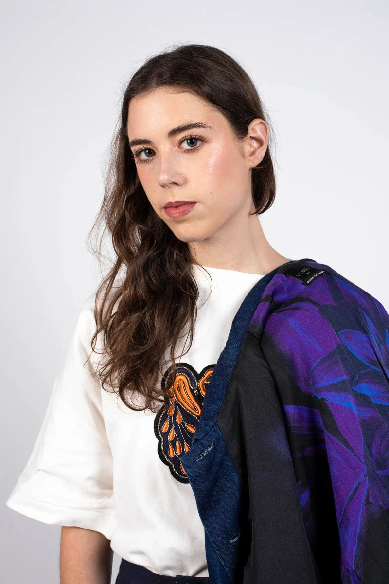 Veste en jean upcyclé - Hailey – Image 8