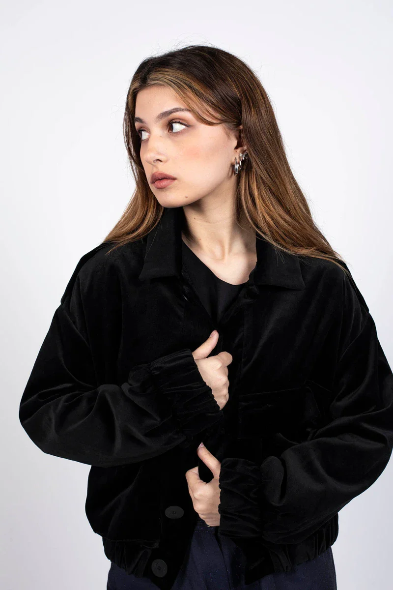 Veste upcyclé - Hailey Velvet