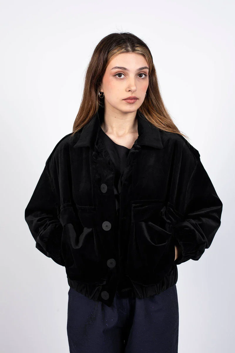 Veste upcyclé - Hailey Velvet – Image 3