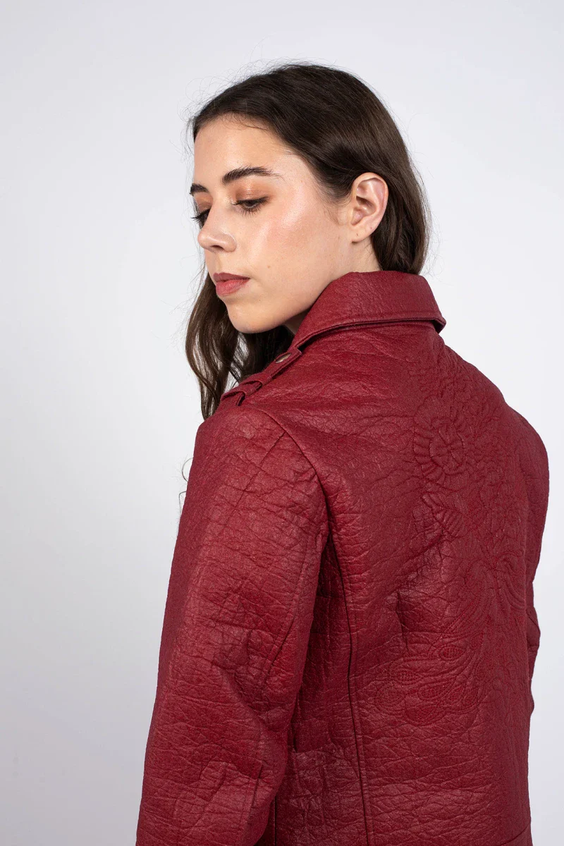 Perfecto rouge en fibre d’ananas bio – Image 5