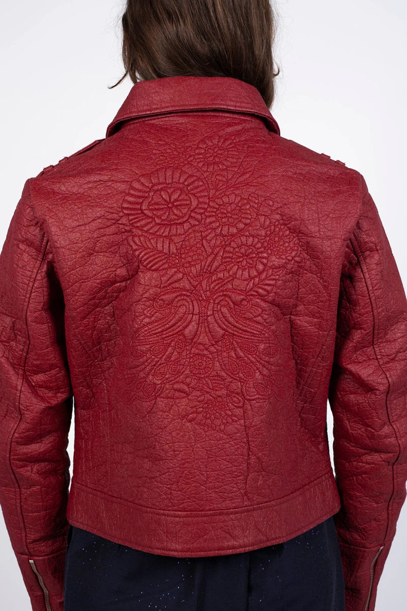 Perfecto rouge en fibre d’ananas bio – Image 6