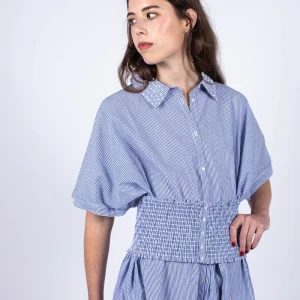 Robe bleue éco-responsables pièce polyvalente