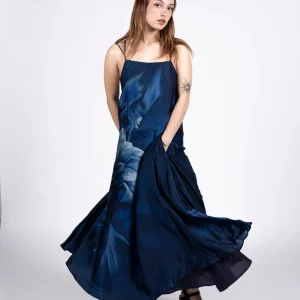 Robe en viscose certifiée