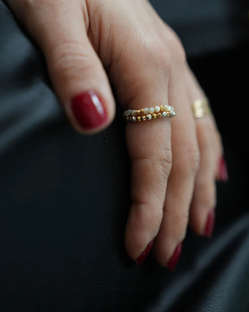 Bague en Nacre - Tiny Stones Candy