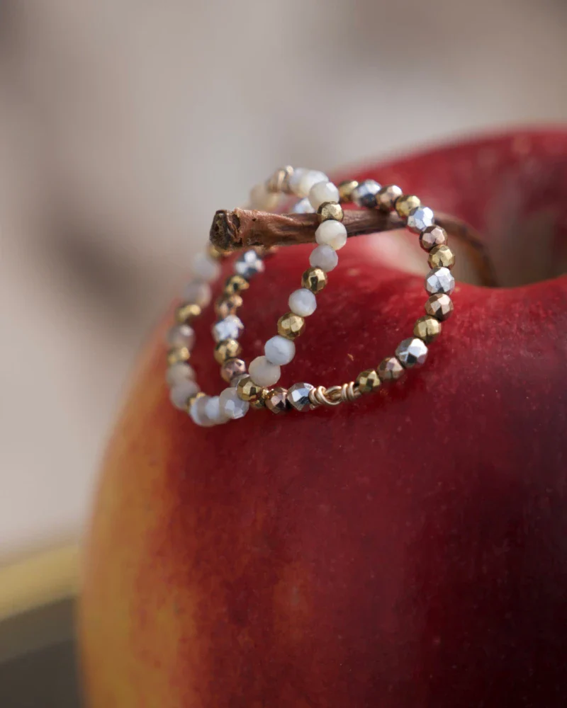 Bague en Nacre - Tiny Stones Candy – Image 5