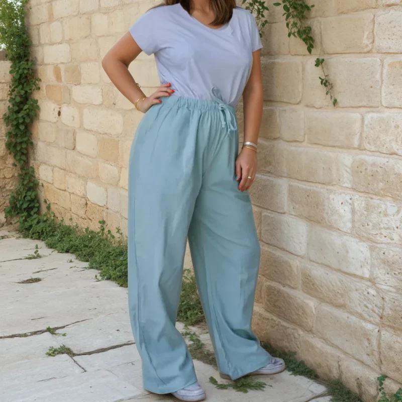 Pantalon unisexe en coton naturel - Tara – Image 8