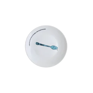 Petite assiette en porcelaine Cuillère - Lot de 4