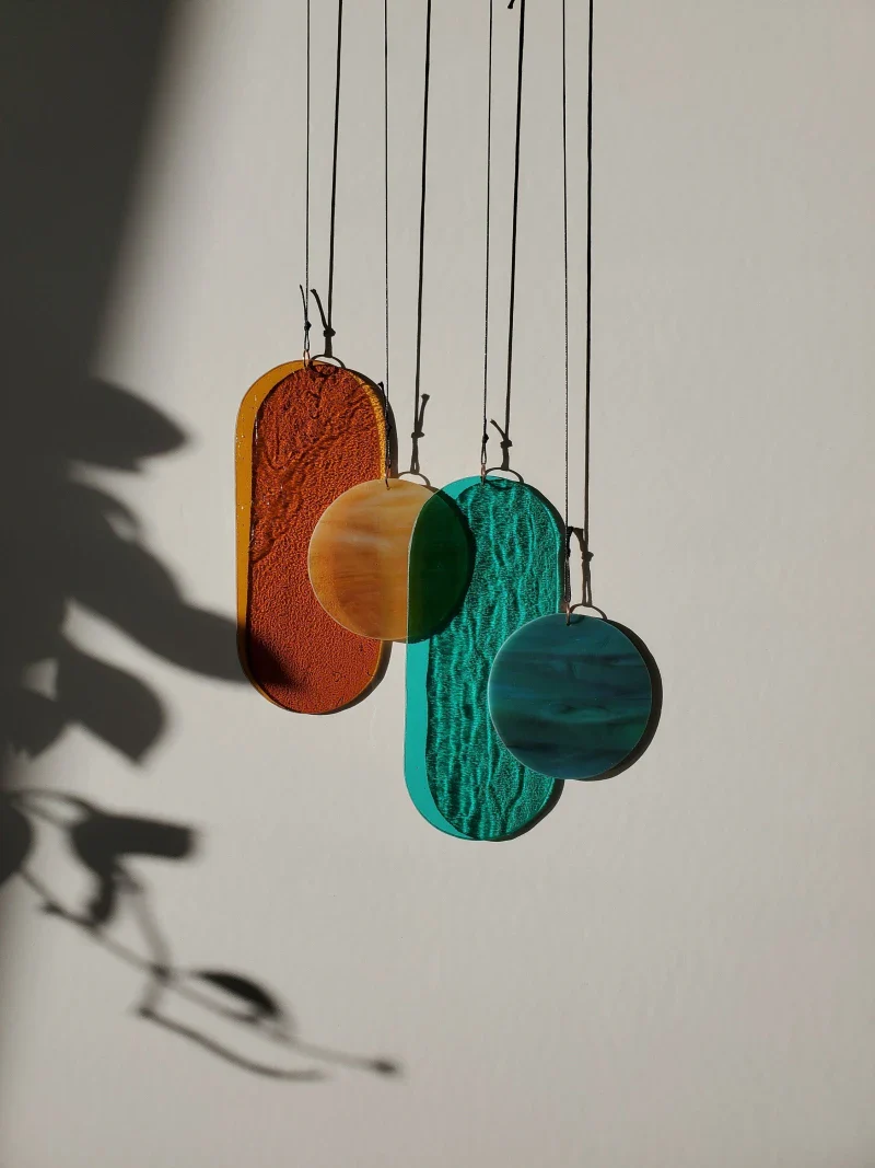 Suspension en Verre Artisanale - Pièce Unique, Fait Main – Image 5