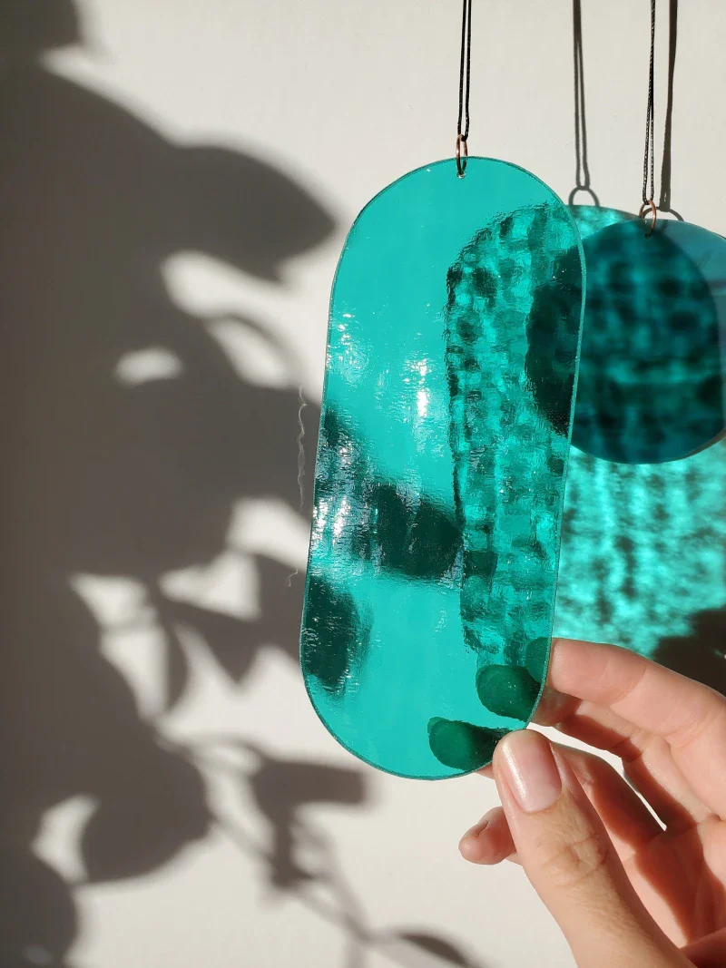 Suspension en Verre Artisanale - Pièce Unique, Fait Main – Image 7