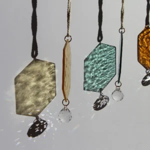 Attrape-soleil en Verre Sculpté, Fait Main