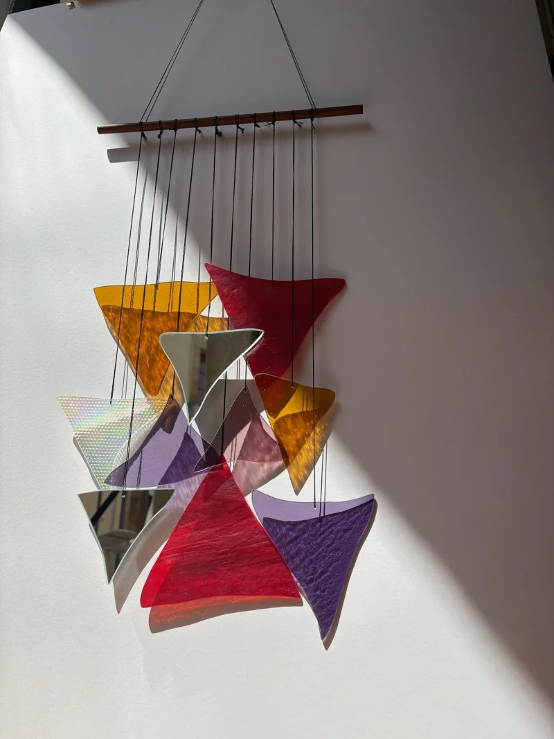 Attrape soleil en verre artisanal inspiré du feu – Image 3