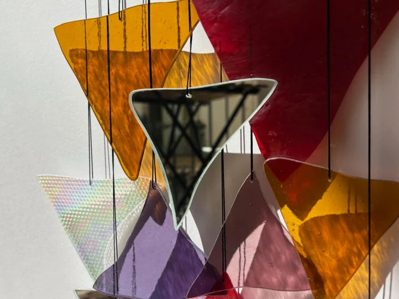 Attrape soleil en verre artisanal inspiré du feu – Image 9