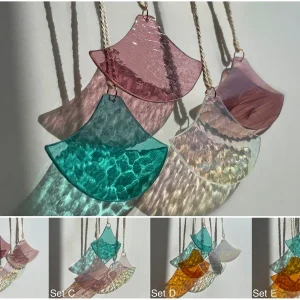 Attrape soleil en verre recyclé, fait main