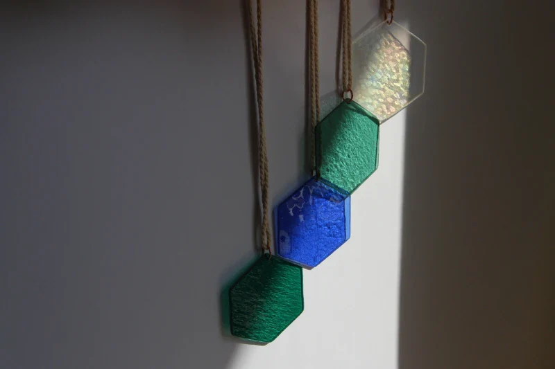 Décoration en verre fait main pour le jardin – Image 4