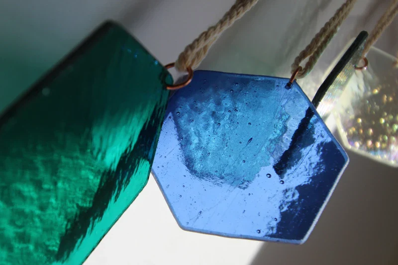 Décoration en verre fait main pour le jardin – Image 6