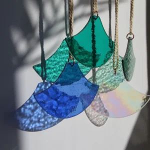 Décoration Murale Artisanale en Verre - Fait Main