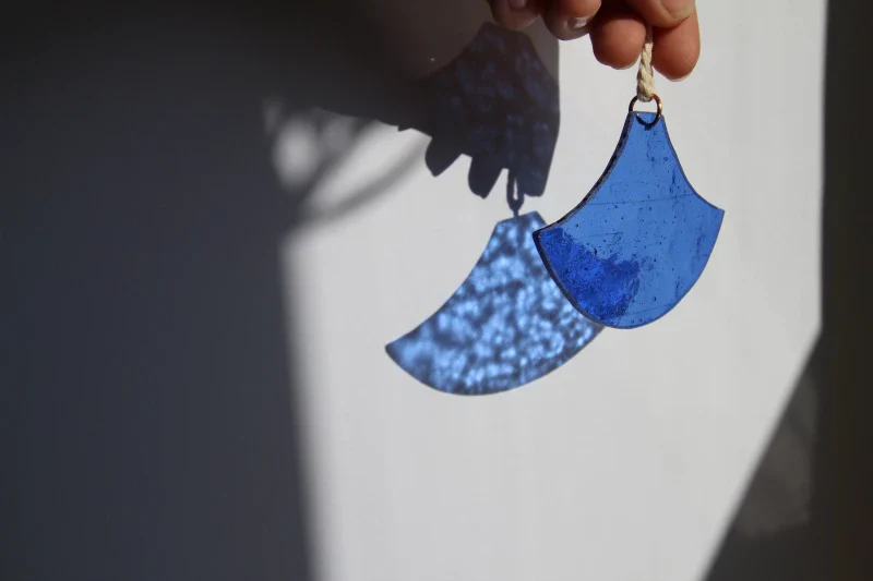 Décoration Murale Artisanale en Verre - Fait Main – Image 3