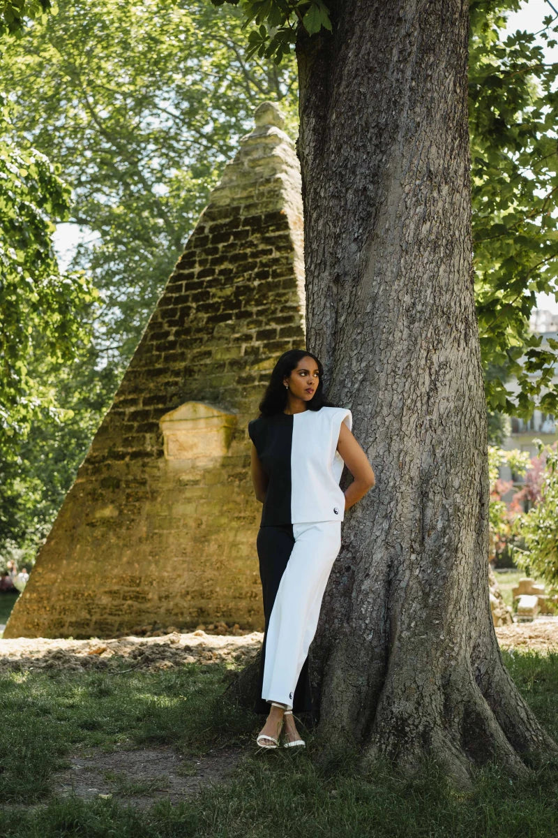 Pantalon large Yin & Yang en Coton Bio – Image 3