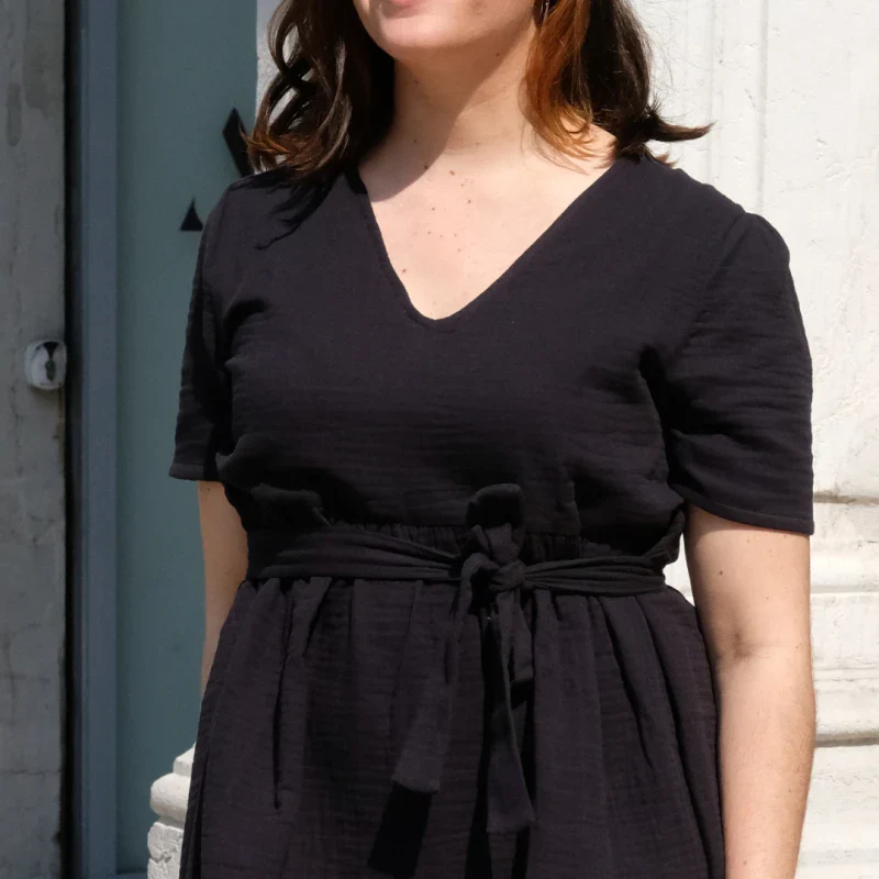 Robe toutes saisons en triple gaze de coton bio – Image 9