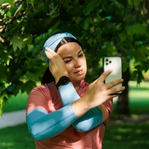 Bandeau sport femme "Blueberry"