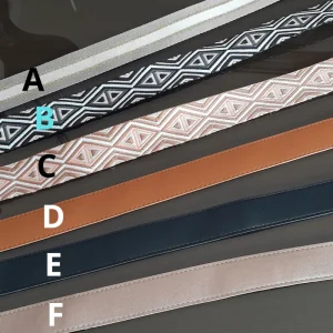 Sangle de sac vegan interchangeables - plusieurs coloris